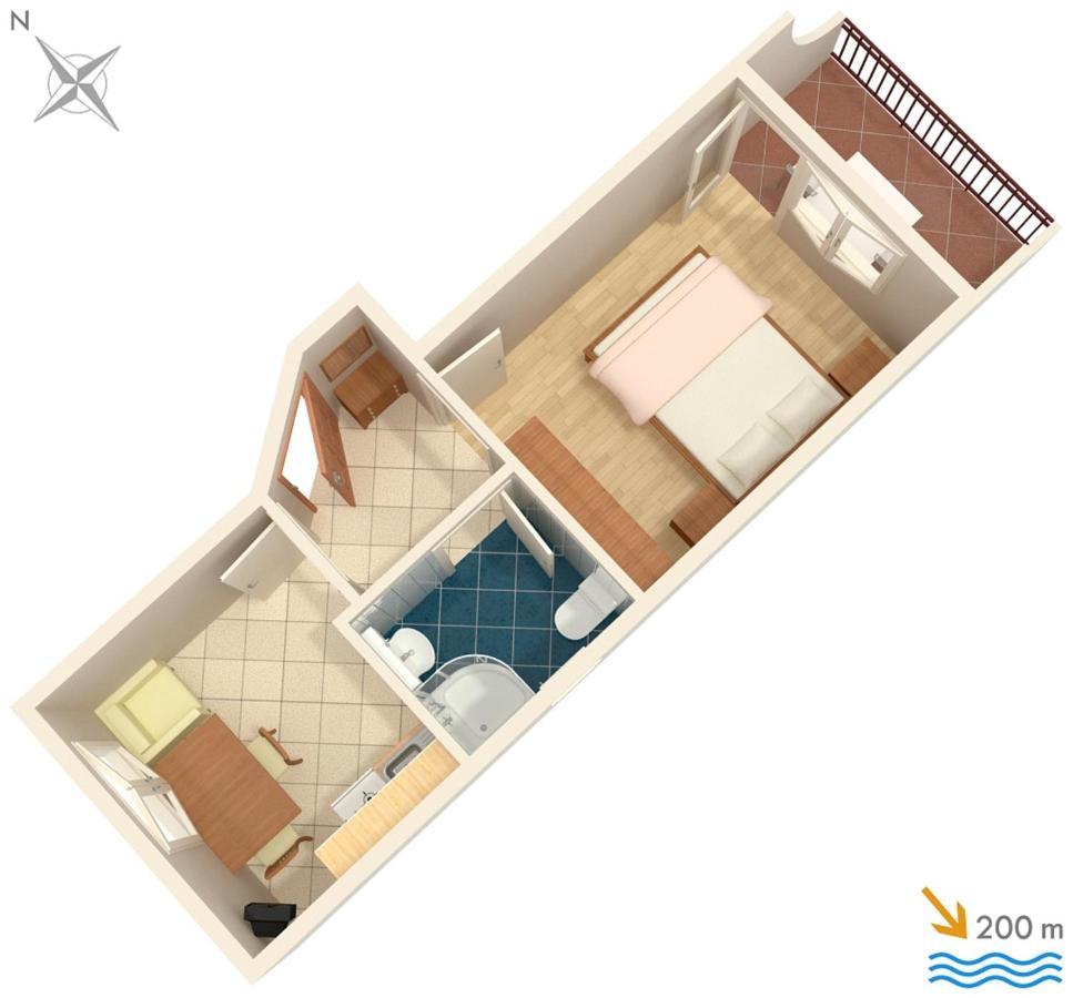 Apartments With A Parking Space Baska Voda, Makarska - 2709 Екстер'єр фото
